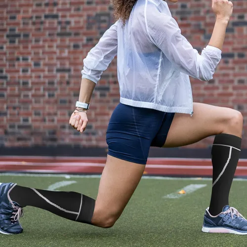 Miniatura 4 de Calcetines de compresión para mujeres y hombres, circulación hasta la rodilla, 8 pares para enfermeras, correr, viajes, atletismo