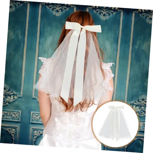 Miniatura 5 de Beavorty 2pcs Bridal Veil Bride Headpieces for Wedding Head Piece for Wedding Bride Bridal Accessories Travel