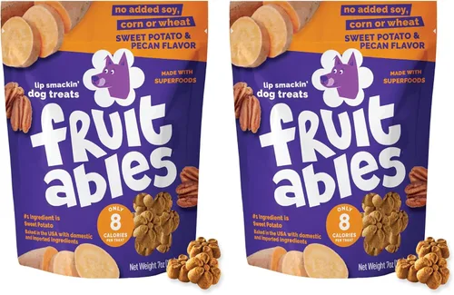 Miniatura 22 de Fruitables Golosinas horneadas para perros, golosinas saludables de calabaza para perros, bajas en calorías y deliciosas, sin trigo, maíz o soja