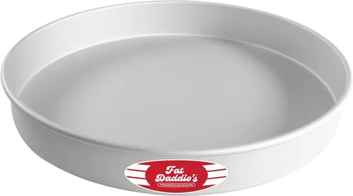 Miniatura 36 de Fat Daddio's PRD-1BOX Moldes Redondos para Pastel Mini Tier de Aluminio Anodizado para Una Caja de Mezcla, Juego de 3, Plateado