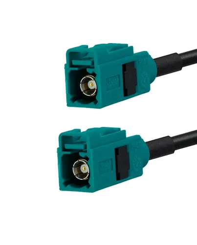 Miniatura 2 de Fakra Z Cable Fakra Z hembra a Fakra Z hembra RF cable coaxial 3.3 pies/3.3 ft Fakra Z hembra vehículo antena cable de extensión RG174 para coche