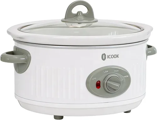 Miniatura 7 de ICOOK USC-65-OP001BL - Olla de cocción lenta de 6.5 cuartos de galón, olla de estofado con función de sellado/salteado en aluminio apta para estufa