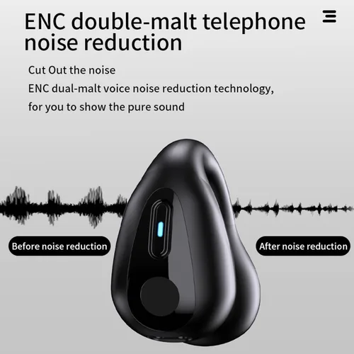 Miniatura 4 de Auriculares inalámbricos de oreja abierta Bluetooth con clip en mini auriculares estuche de carga para auriculares deportivos de conducción ósea