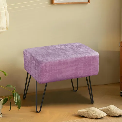 Miniatura 13 de Home Soft Things Otomana otomana de terciopelo texturizado azul, 19 x 13 x 17 pulgadas de alto, color verde ágata, banco otomano de entrada difuso