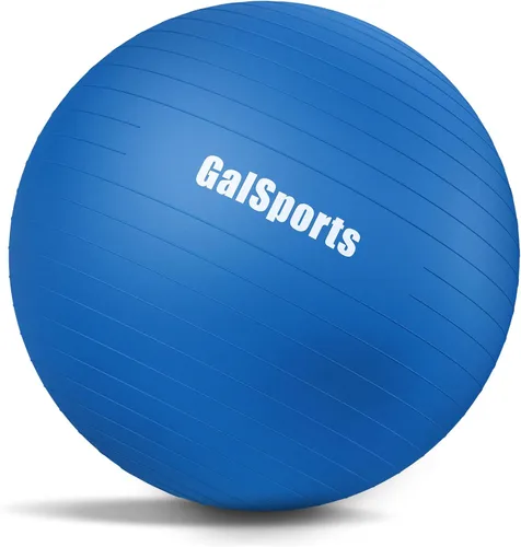 GalSports - Pelota de estabilidad antideslizamiento y antiestallido - Bola suiza para gimnasio en casa y terapia física