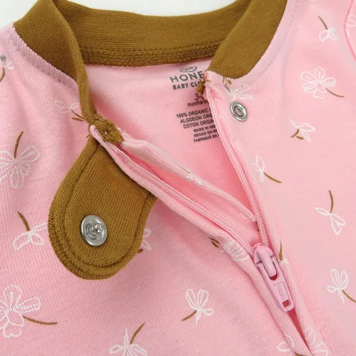 Miniatura 4 de HonestBaby Body de algodón orgánico de 8 piezas unisex para bebé pantalón y pijama