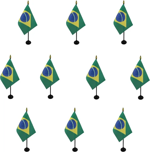 Miniatura 32 de AZ FLAG - Bandera de mesa Colombia de 4 x 6 pulgadas - Mini bandera colombiana de escritorio 100% poliéster 5.9 x 3.9 in - Cartel de oficina