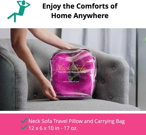 Miniatura 2 de Neck Sofa Almohada de belleza, almohada de spa de masaje, regalo de relajación para mujer, rosa