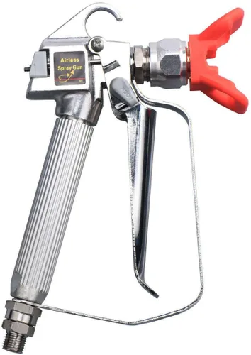 Pistola de pulverización de pintura sin aire con protector de boquilla para pulverizador de bomba 3600PSI Pistola de pulverización de alta presión