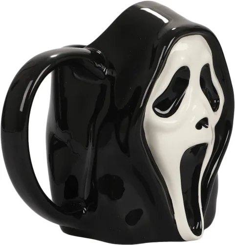 Miniatura 3 de Bioworld Taza de cerámica esculpida Ghost Face de 16 onzas