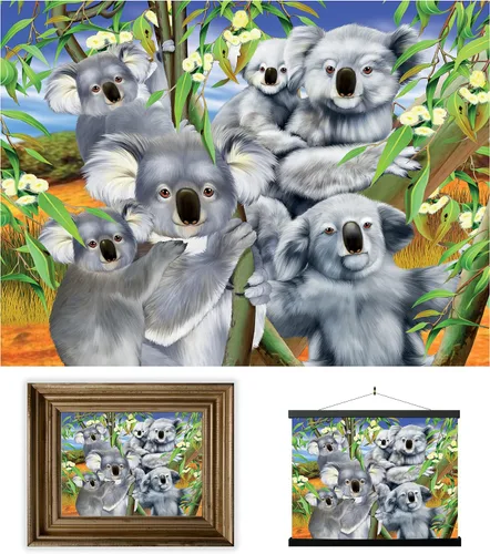 Miniatura 19 de Impresiones de arte de pared lenticular 3D LiveLife - El amor de un padre de Deluxebase. Póster 3D de león sin marco. Decoración de pared perfecta.