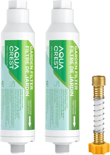 Miniatura 10 de AQUACREST - Filtro de agua para manguera de jardín para plantas, reduce en gran medida el cloro, el olor, mejora la salud de las plantas, ideal