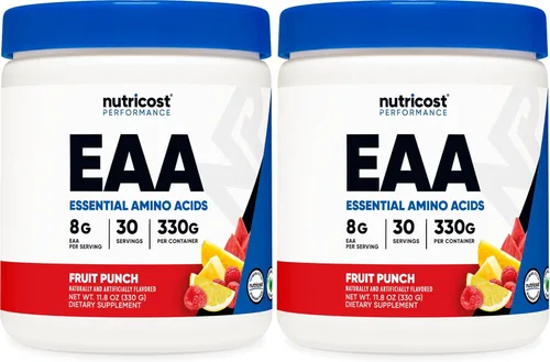 Miniatura 8 de Nutricost EAA Polvo 30 porciones (frambuesa azul) - Aminoácidos esenciales - Sin OMG, sin gluten, apto para vegetarianos