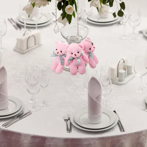 Miniatura 6 de Wettarn 30 juegos de mini osos para baby shower, osos pequeños de peluche a granel de 4.72 pulgadas, juguetes pequeños con etiquetas