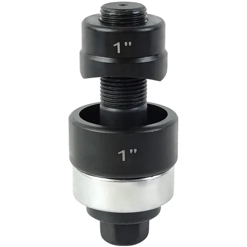 Miniatura 6 de Kit de perforador manual AMZCNC, juego de punzón de corte de caja de hoja de metal resistente (tamaño de agujero de conducto) 1/2"~1-1/4" kit