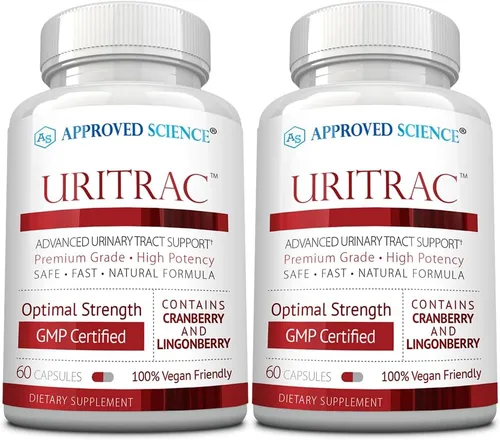 Miniatura 9 de Approve Science® Uritrac™ - Soporte de infecciones urinarias - Arándano, D-manosa, arándano rojo, apto para veganos - Suministro de 1 botella