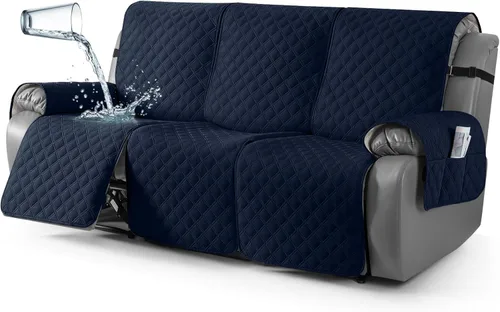 Miniatura 41 de TAOCOCO - Funda antideslizante para silla reclinable, funda para sofá, funda para silla reclinable pequeña con correas elásticas, protector