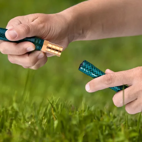 Miniatura 5 de Paquete de 6 conectores de reparación de manguera de jardín con abrazaderas de acero inoxidable, kit de reparación de manguera de jardín de 5/8