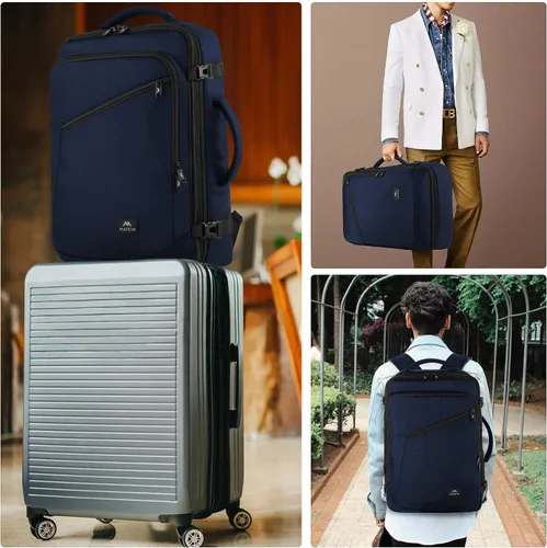 Miniatura 24 de MATEIN - Mochila de viaje extragrande de 10.56 galones, mochila de viaje ampliable apta para aerolíneas, para viajeros de fin de semana, hombres