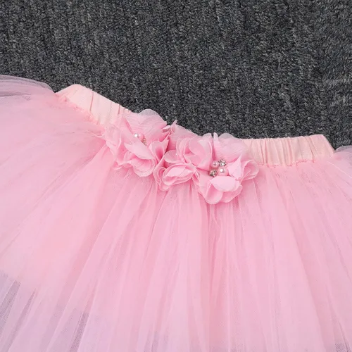 Miniatura 24 de Conjunto de ropa brillante para recién nacidas para niñas recién nacidas, mameluco de princesa + falda tutú + diadema de flores para sesión de fotos