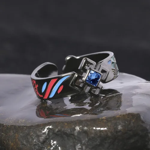 Miniatura 4 de LANMENSY Demon Slayer Anillos de anime Joyería original de plata de ley 925 "All24 estilos" nuevo Tamaño ajustable Kimetsu No Yaiba Cosplay Moda