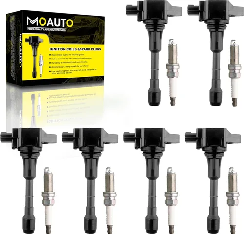 Miniatura 8 de Juego de 4 bobinas de encendido 06J905110G y 4 bujías de iridio compatibles con Volkswagen Audi Beetle Golf Jetta 1.8L 2.0L L4