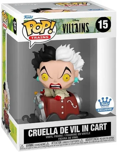 Funko Los villanos de Disney Trenes Cruella De Vil en Carrito Tienda Exclusiva