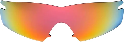 Miniatura 2 de Walleva lentes de repuesto para gafas de sol Oakley M Frame Strike Múltiples opciones disponibles (rojo fuego)