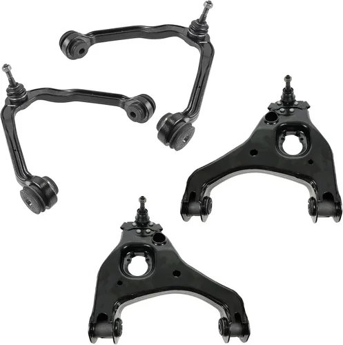Miniatura 74 de TRQ Brazo de control delantero superior e inferior con rótula juego de 4 piezas compatible con Land Rover Range Rover 2003-2012