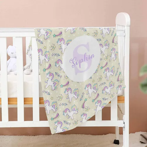 Miniatura 8 de Manta de bebé personalizada, manta de bebé personalizada con nombre para niños y niñas, regalos de bebé para recién nacidos, manta de bebé con Para