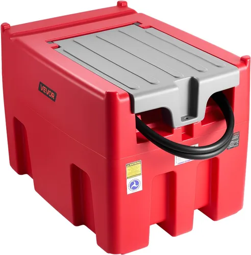 Miniatura 10 de VEVOR Tanque diésel portátil, capacidad de 58 galones y caudal de 10 GPM, tanque de combustible portátil con bomba de transferencia eléctrica de 12