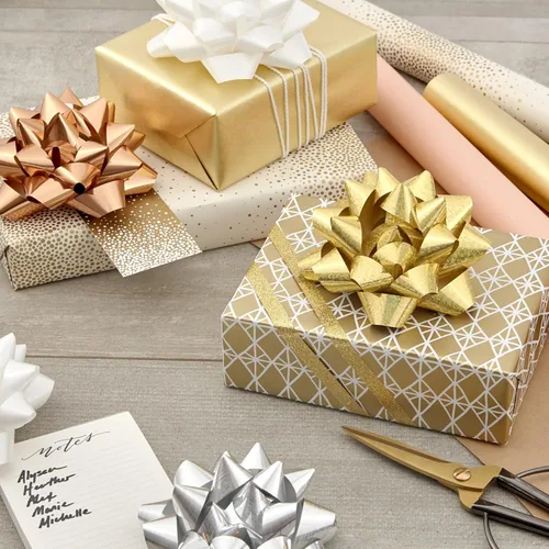Miniatura 2 de Hallmark - Surtido de lazos para regalos, 12 unidades (oro, plata, bronce, blanco) para cumpleaños, Día de la Madre, bodas, despedidas de soltera