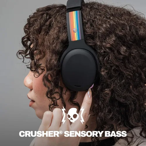 Miniatura 2 de Skullcandy Crusher ANC 2 Wireless Over-Ear Bluetooth Headphones with Multi-Sensory Bass, Active Noise Cancelling, Up to 60 Hours Battery, Microphone