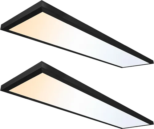 Miniatura 12 de Panel de Luz de Techo de Montaje en Superficie Ultralux de 1x4 pies – Delgado, Iluminado por los Bordes, Panel Plano de Montaje al Ras para Cocina
