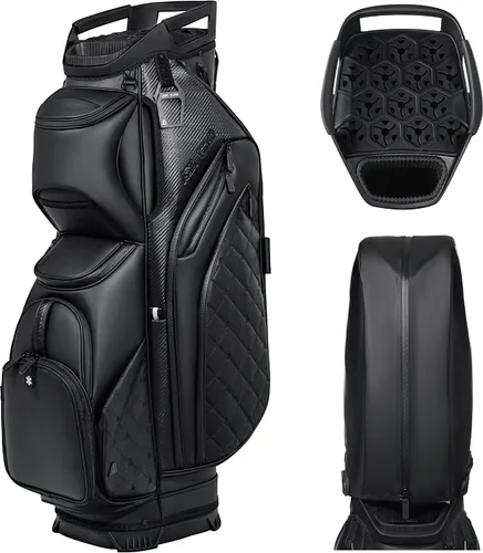 ASK ECHO Bolsa de Carrito de Golf Silenciosa con Divisores de Longitud Completa de 15 Compartimentos SLC-130LE