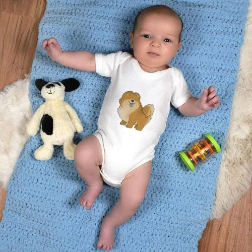 Miniatura 2 de Chow Chow Dog' Baby GrowsBodysuits (GR029783)