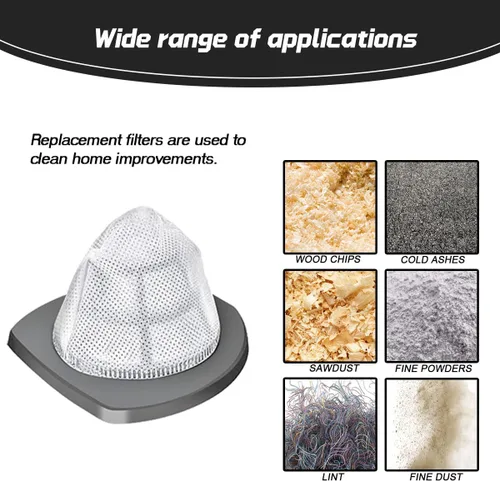 Miniatura 6 de Filtro de repuesto para aspiradora Bissell Featherweight Stick 2033, 20331, 20333, 20334, 20336, 20339, 2033M, incluye 4 filtros de malla y 8