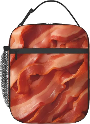 Miniatura 7 de Lonchera de durazno para adultos, niños, mujeres, hombres, bolsa de almuerzo de frutas, bolsa enfriadora, reutilizable, aislada, bolsa de almuerzo