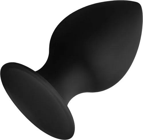 Miniatura 9 de Forto Tapón de silicona F-98 para hombres y mujeres, consolador de enchufe anal erótico (silicona, rojo, pequeño)