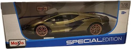 Miniatura 4 de Maisto SIAN FKP 37 Verde Metálico 1:18 DIECAST Modelo CAR