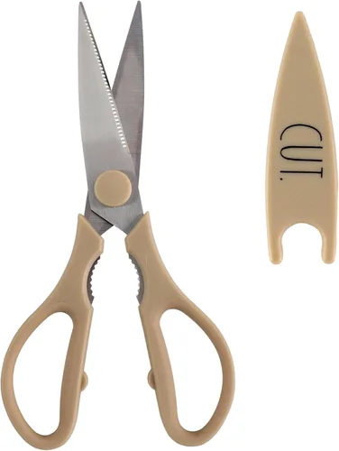Miniatura 8 de Rae Dunn Tijeras de cocina - Tijeras de cocina de acero inoxidable, tijeras de cocina para cortar carne, pollo, hierbas y productos con cubierta