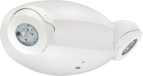 Miniatura 9 de Lithonia Lighting Quantum - Luz de emergencia, luces de emergencia LED comerciales contemporáneas con 2 cabezales de lámpara compatibles, montaje