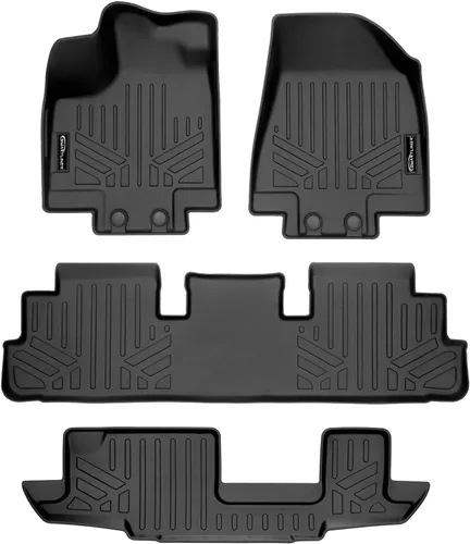 Miniatura 13 de SMARTLINER Juego de alfombrillas de primera fila de ajuste personalizado compatibles con Infiniti QX60 2022-2025
