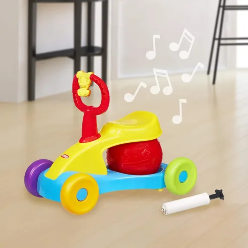 Miniatura 4 de Playskool Bounce and Ride - Juguete activo para niños de 12 meses en adelante con modo estacionario, música y sonidos (exclusivo de Amazon)