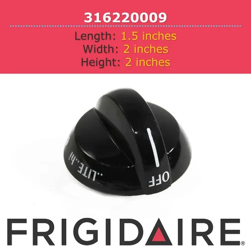 Miniatura 3 de Genuine Frigidaire 316220009 - Pomo de válvula