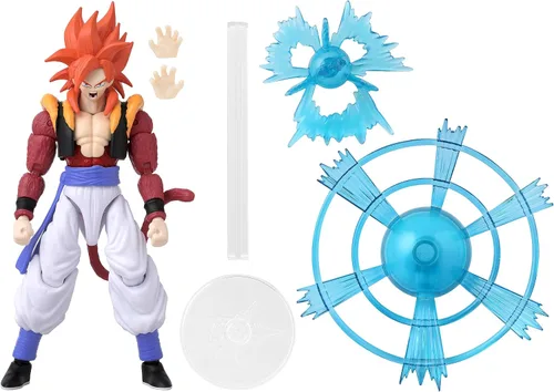 Miniatura 7 de Dragon Ball Super - Figura de acción y set de accesorios Dragon Stars Power Up Pack, Gogeta Super Saiyan 4, Bandai Namco