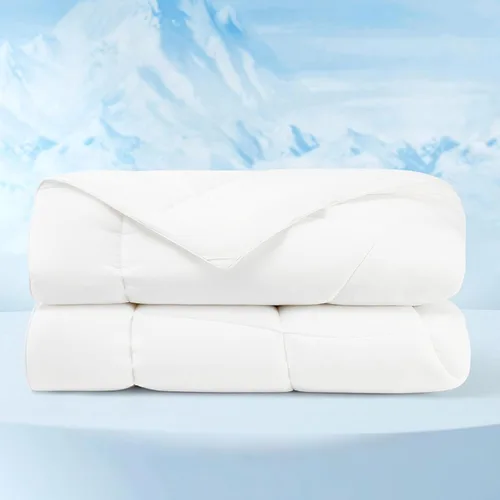 Miniatura 13 de Bedsure Edredón refrescante tamaño Queen, mantas refrescantes para durmientes acalorados, edredón ligero para verano con tecnología fresca de doble