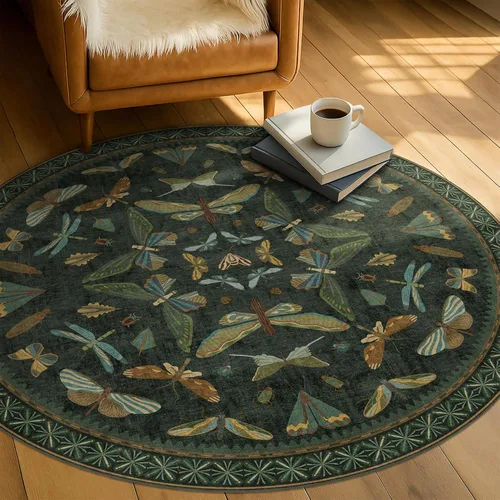 Miniatura 29 de Hazo Haus Alfombra de Baño Bohemia Lavable 2x3, Alfombras Pequeñas para Cocina, Tocador, Puerta Principal Entrada Interior, Antideslizante Pelo Bajo