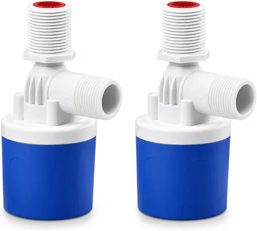 Miniatura 9 de Válvula de flotador de agua automática roscada NPT de 1 pulgada, válvula de control automático de nivel de agua de PVC resistente para canal de agua