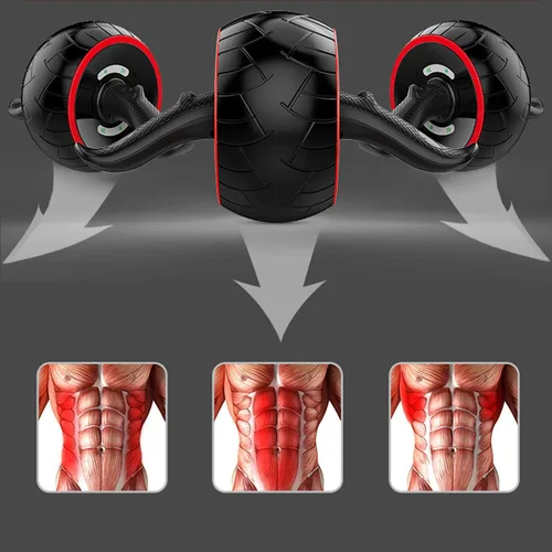 Miniatura 4 de Ab Roller - Equipo de entrenamiento para abdominales para ejercicio de núcleo abdominal en casa, gimnasio
